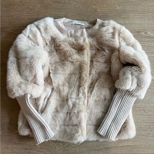 Liu Jo Beige Teddy Jacket